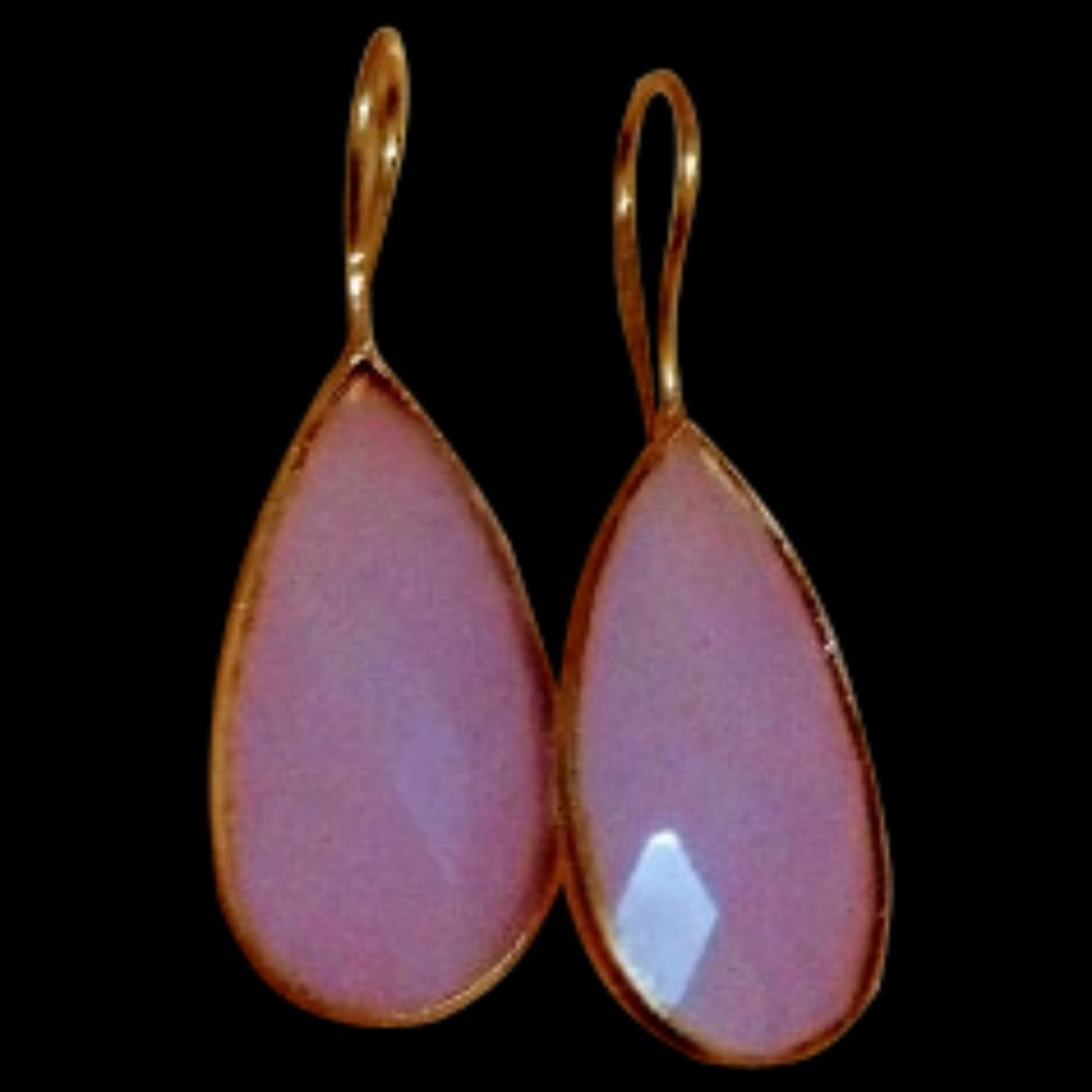 Pink Drops Earrings - Picture 1 of 1